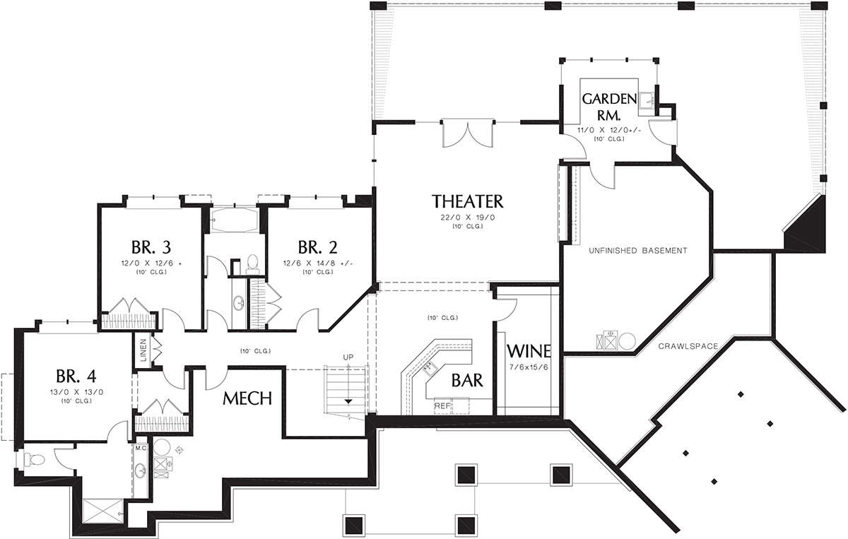 Basement  for House Plan #2559-00185