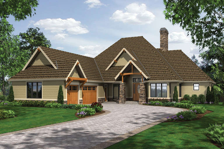 House Plan House Plan #11964 Front Elevation 