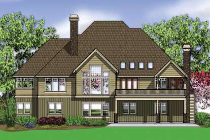 Mountain House Plan #2559-00187 Elevation Photo