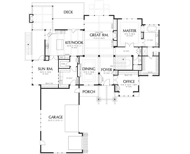 House Plan House Plan #11964 Drawing 1