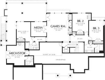 Basement  for House Plan #2559-00187