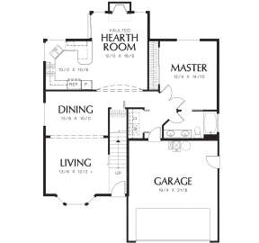 Main Floor  for House Plan #2559-00192