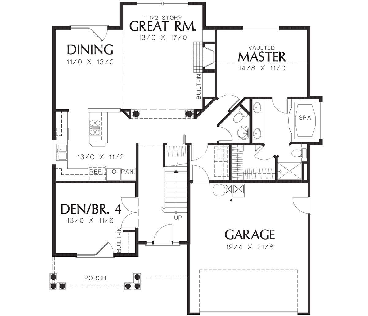 Main Floor  for House Plan #2559-00193