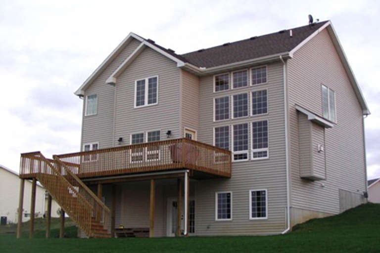 Narrow Lot House Plan #2559-00194 Elevation Photo