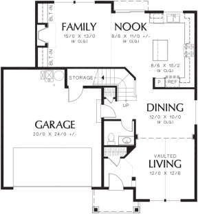 Main Floor for House Plan #2559-00195