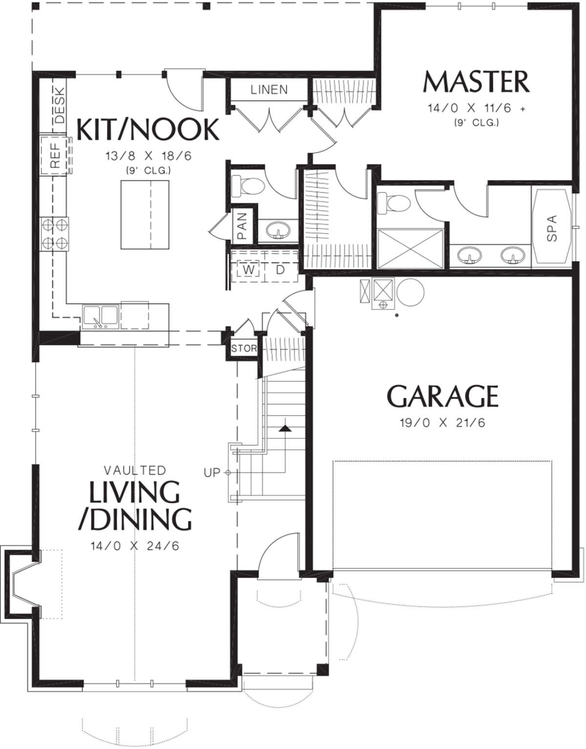Main Floor for House Plan #2559-00197
