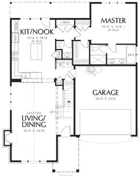 Main Floor for House Plan #2559-00198