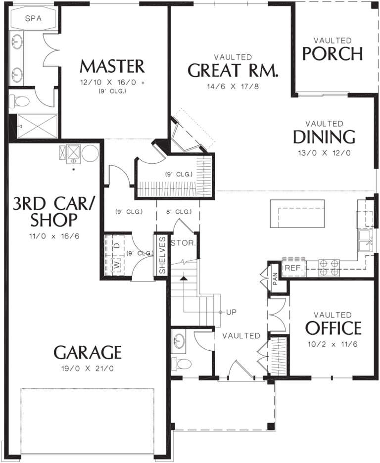 House Plan House Plan #11976 Drawing 1
