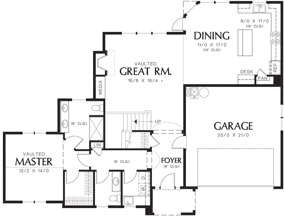 Main Floor for House Plan #2559-00200