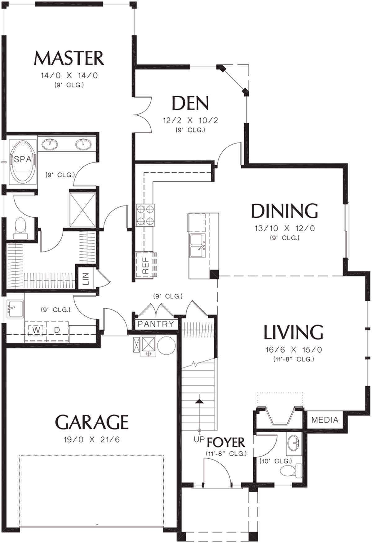 Main Floor for House Plan #2559-00203