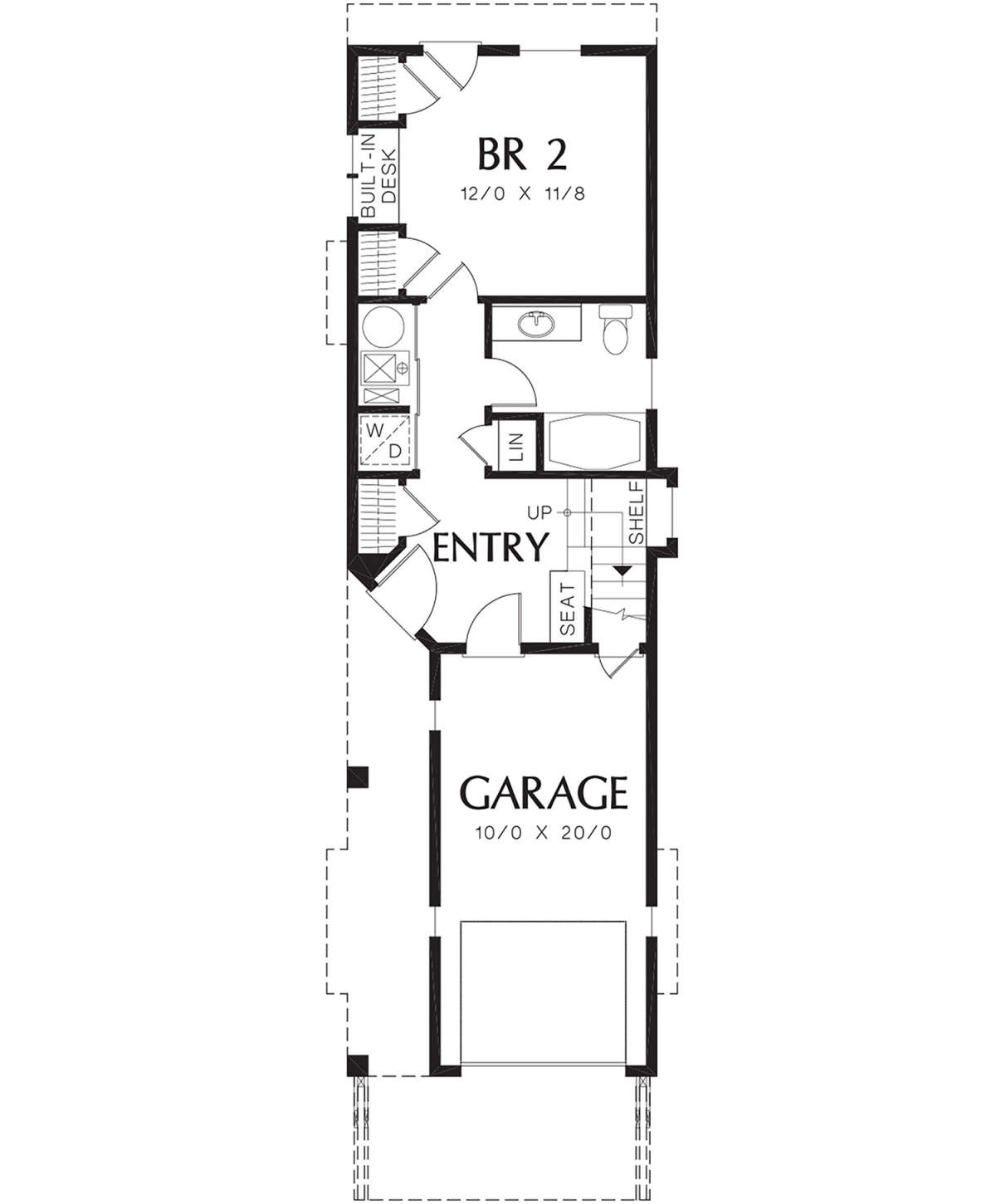 First Floor for House Plan #2559-00204