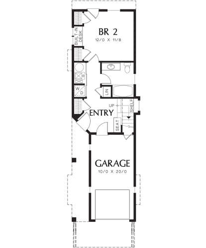 First Floor for House Plan #2559-00204