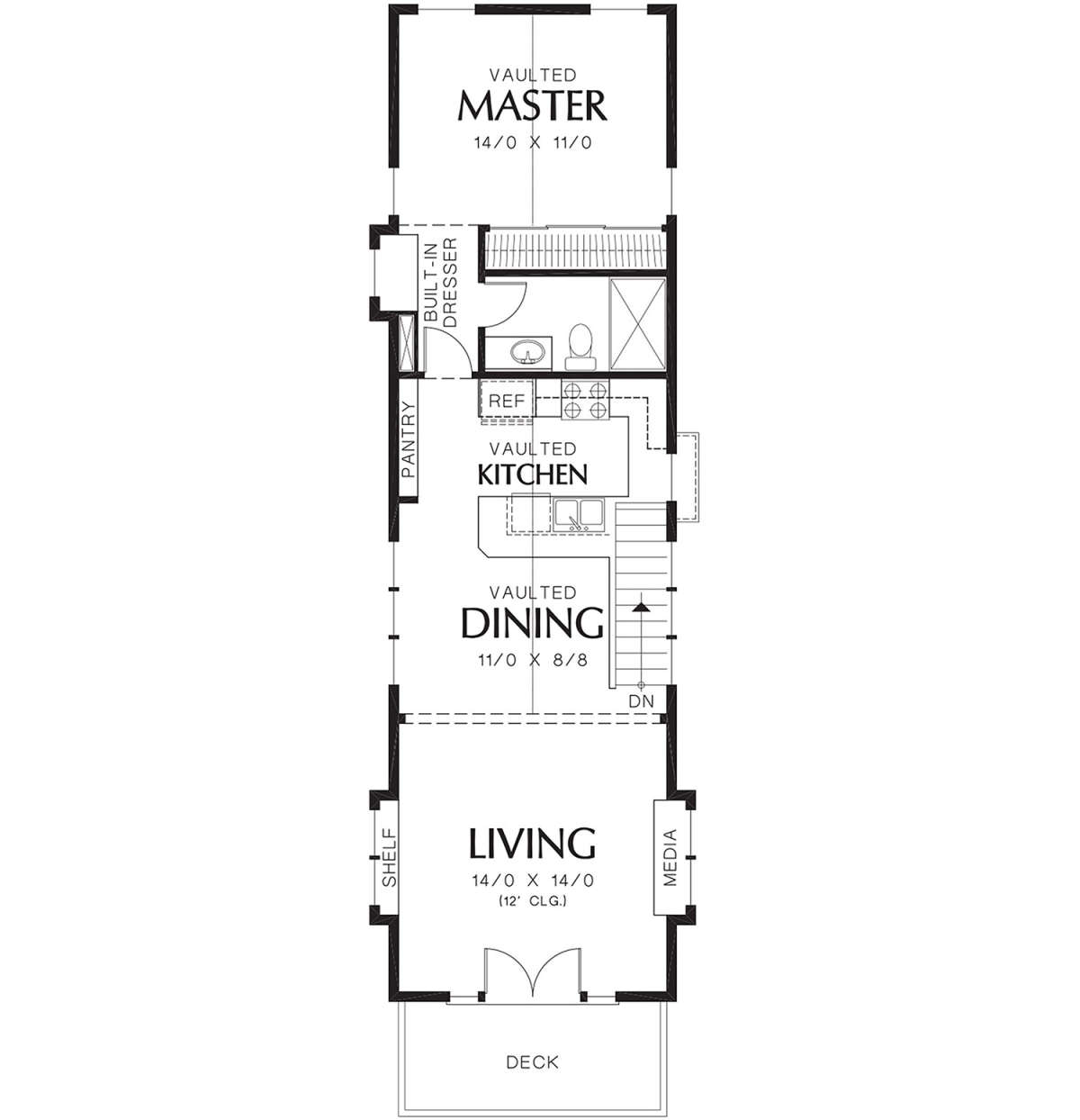 Main Floor for House Plan #2559-00204