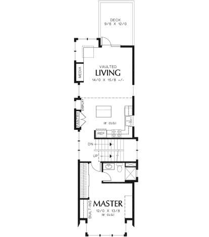 Main Floor for House Plan #2559-00205