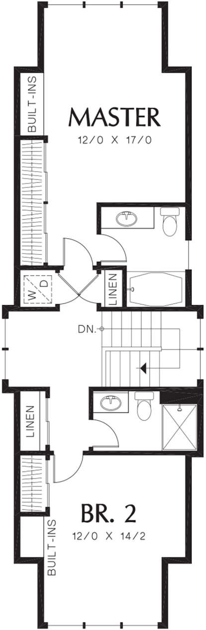 Second Floor for House Plan #2559-00206