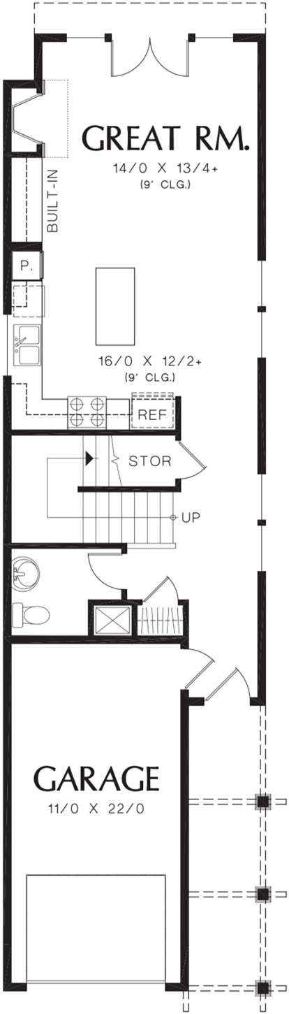 Main Floor for House Plan #2559-00207