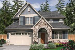 French Country House Plan #2559-00208 Elevation Photo