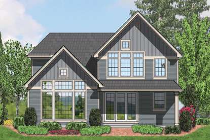 French Country House Plan #2559-00208 Elevation Photo