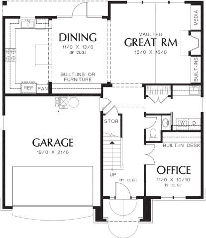 House Plan House Plan #11985 Drawing 1