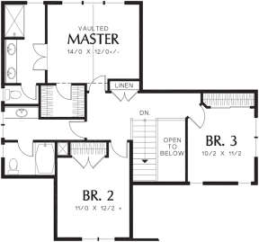 Second Floor for House Plan #2559-00208