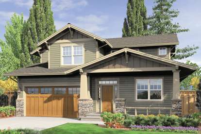 Craftsman House Plan #2559-00209 Elevation Photo