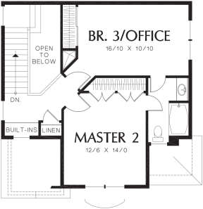 Second Floor for House Plan #2559-00210
