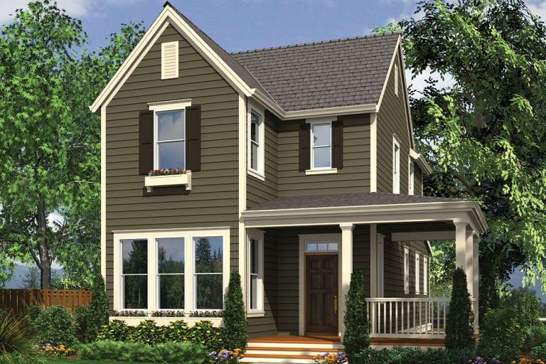 House Plan House Plan #11988 Front Elevation 