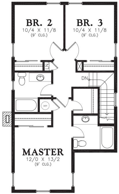 Second Floor for House Plan #2559-00212