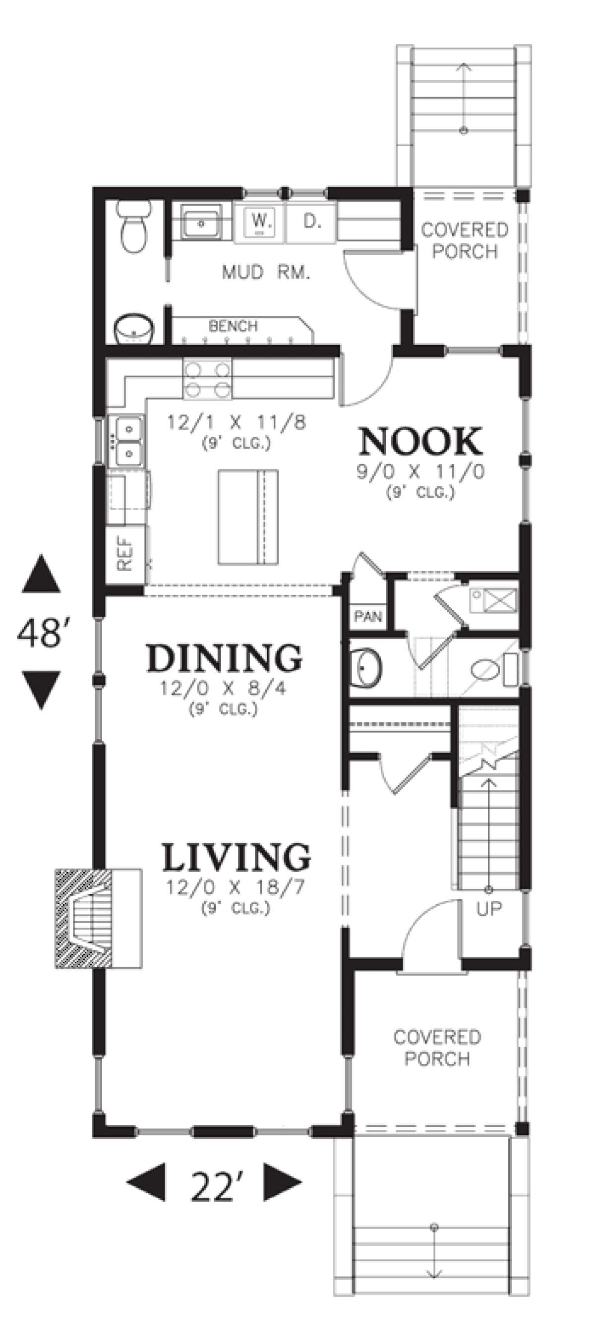 Floorplan 1 for House Plan #2559-00213