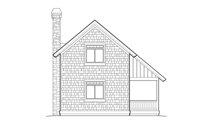 Vacation House Plan #2559-00224 Elevation Photo