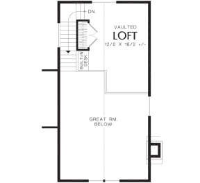 Second Floor for House Plan #2559-00224