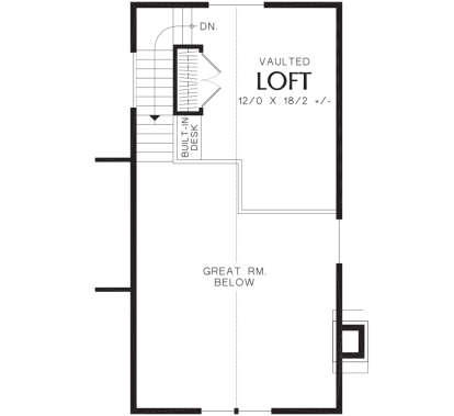 Second Floor for House Plan #2559-00224