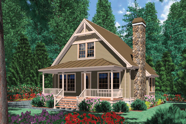 Cottage House Plan #2559-00225 Elevation Photo