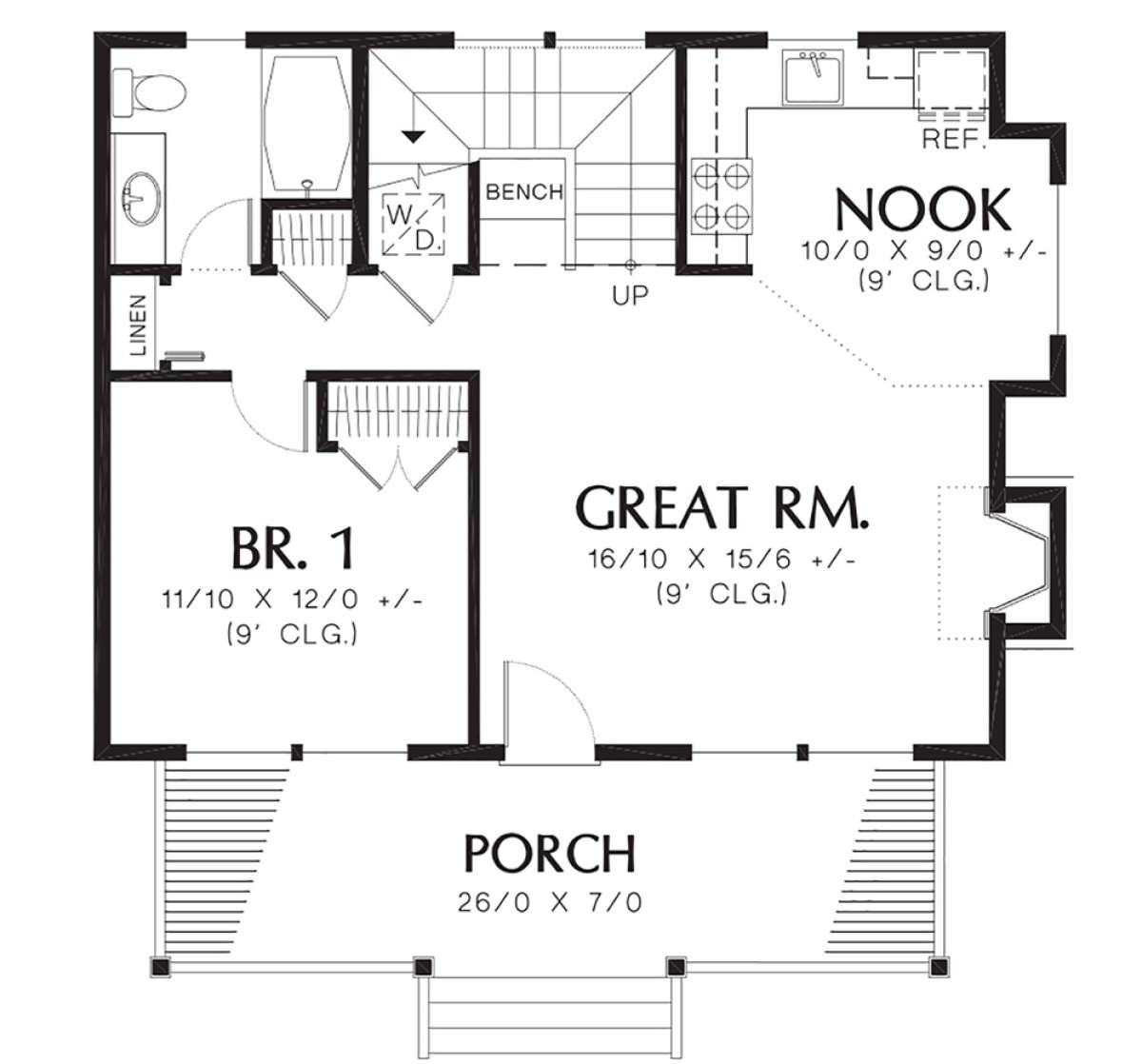 Main Floor  for House Plan #2559-00225