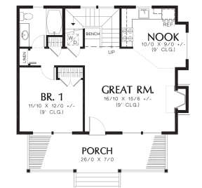 Main Floor  for House Plan #2559-00225
