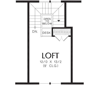 Second Floor for House Plan #2559-00225