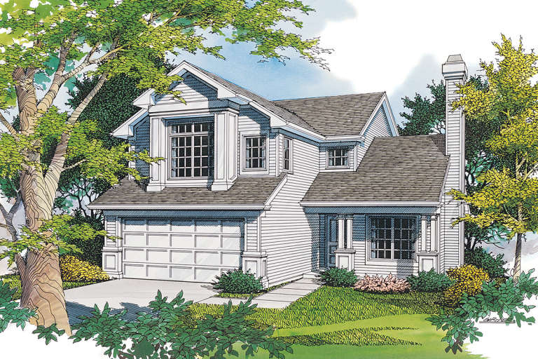 House Plan House Plan #12003 Front Elevation 