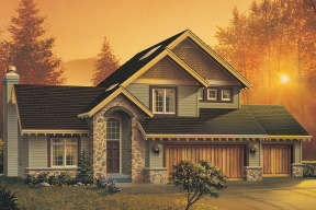Craftsman House Plan #2559-00227 Elevation Photo
