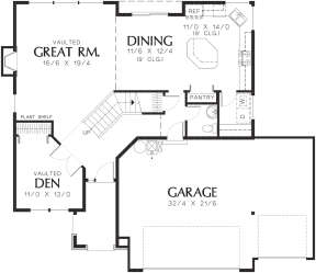 Main Floor  for House Plan #2559-00227