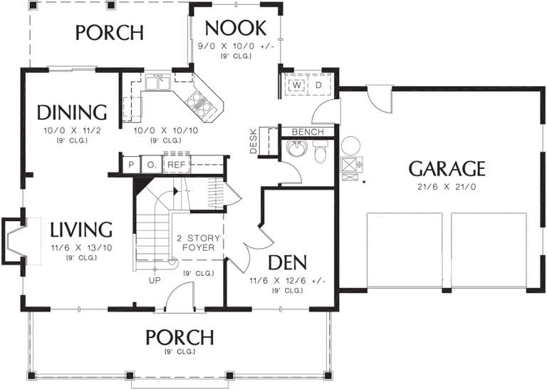 House Plan House Plan #12005 Drawing 1