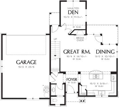 Main Floor  for House Plan #2559-00230