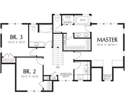 Second Floor for House Plan #2559-00230