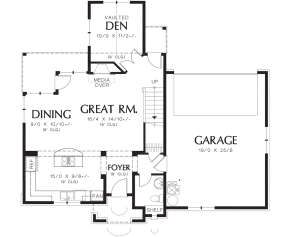Main Floor  for House Plan #2559-00231