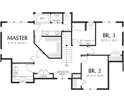 Second Floor for House Plan #2559-00231