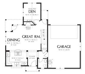 Main Floor  for House Plan #2559-00232