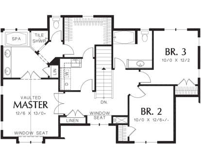 Second Floor for House Plan #2559-00232