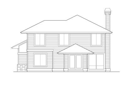 Contemporary House Plan #2559-00235 Elevation Photo