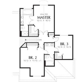 Second Floor for House Plan #2559-00238