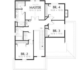 Second Floor for House Plan #2559-00240