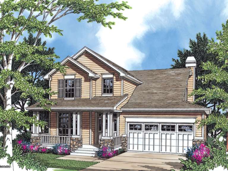 Narrow Lot House Plan #2559-00240 Additional Photo